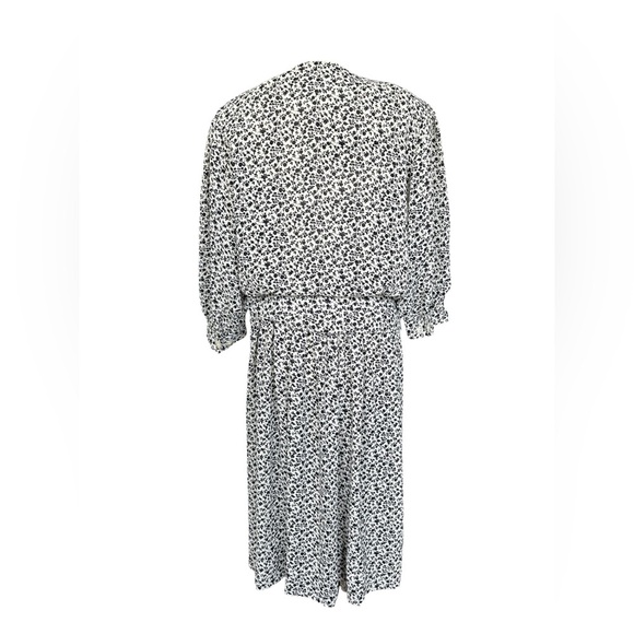 Josephine Vintage 80s Two Piece Floral Skirt Set Blouse size 10/Skirt Size 8 - Picture 4 of 16